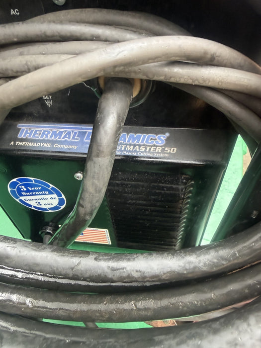Thermal Dynamics Cutmaster 50 Plasma Cutter.  Works Great.