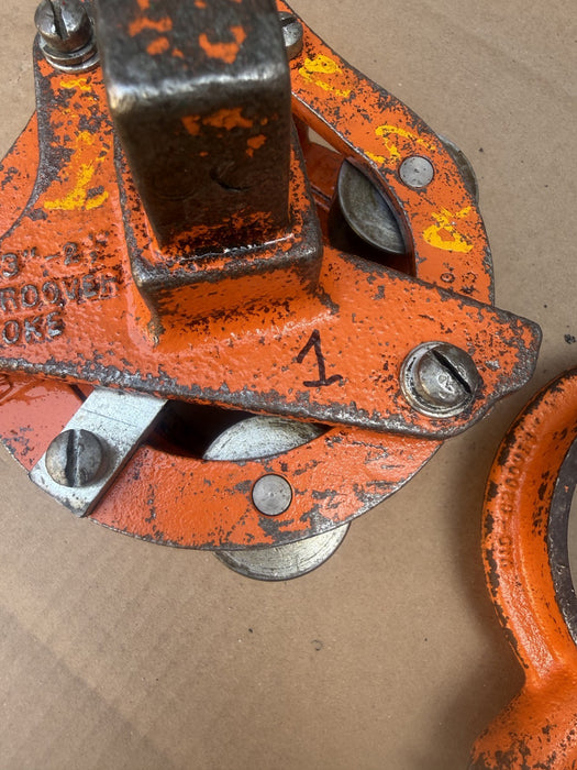 Victaulic Vic Cut Groover No. 3”- 2-1/2 Pipe Grooving w/ Yoke Ridgid 700 300 #1
