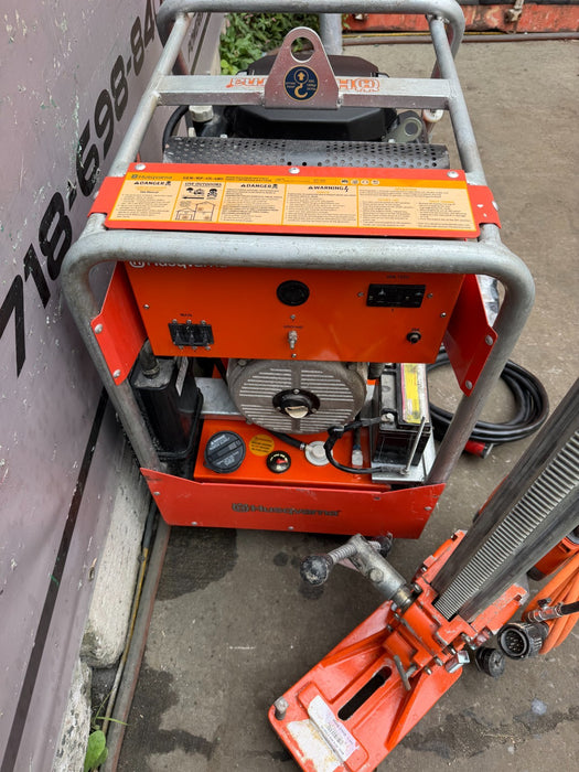 Husqvarna DM 650 Core Drill Set PP65 Power Unit P16 kVA Power Pack NICE SET