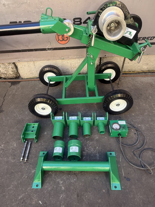 Greenlee 6004 Super Tugger Complete Puller Package 6500 lb Cable Puller
