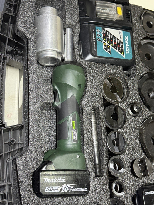 Greenlee LS100X Intelli-Punch 11-Ton Hydraulic Knockout Punch Set 1/2" - 4" #15
