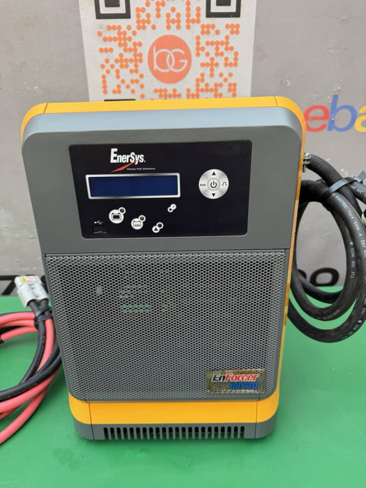ENERSYS EI3-HL-4Y Enforcer IMPAQ Forklift Battery Charger 480V 3PH + Cables #17