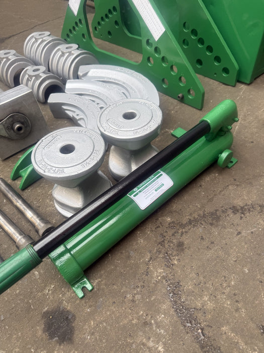 GREENLEE 777  1 1/4 to 4 inch Rigid Pipe Conduit Bender   Great Shape. 10/23/26