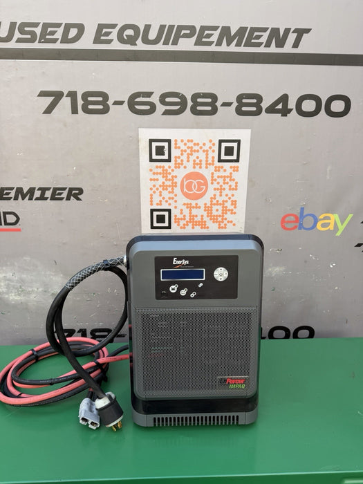 ENERSYS EI3-HL-4YE Enforcer IMPAQ Forklift Battery Charger 480V 3PH + Cables #1