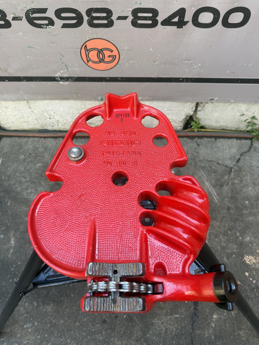 Ridgid 450 1/8 to 5 inch Tripod Pipe Vise for Ridgid Pipe Great Shape #3 8/7/26
