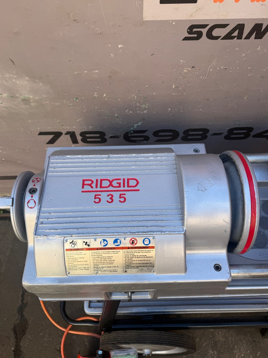RIDGID 535 V2 Pipe Threading Machine Die and 2x teeth