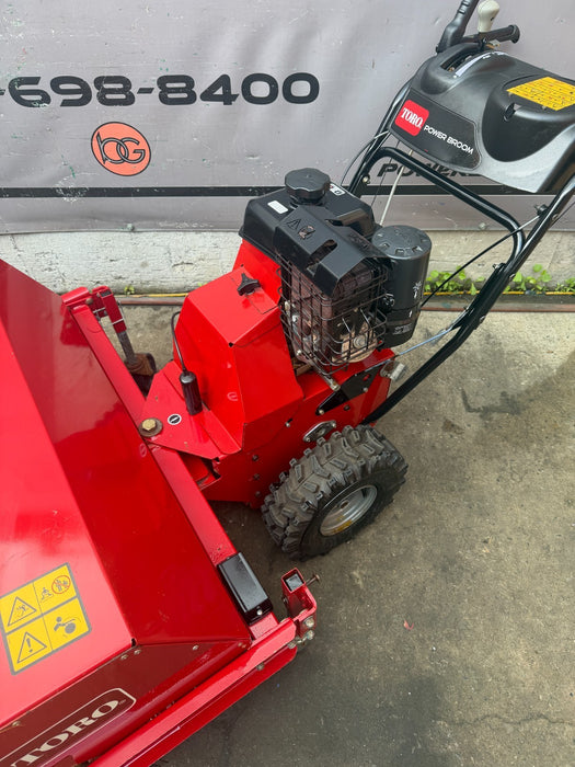 TORO 36" Walk-Behind Rotary Broom Kohler 208cc Power Steering Commercial #1