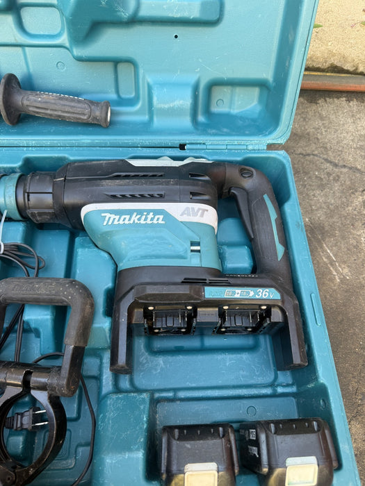 NEW Makita XRH07 36V 2X 18V LXT AVT Rotary Hammer Ground Rod Driver SDS MAX #4