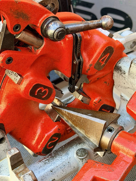 RIDGID® 1822-I Auto Chuck Pipe Threader with 815A HSS Dies & Cart, Excellent ✅