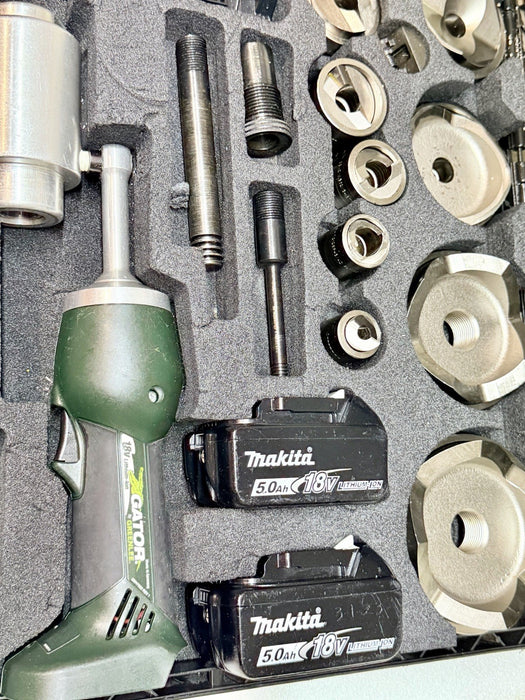 Greenlee LS100X11SS4X Intelli-Punch 11-Ton 18v. Hyd Knockout KO Set SS 1/2-4” #2