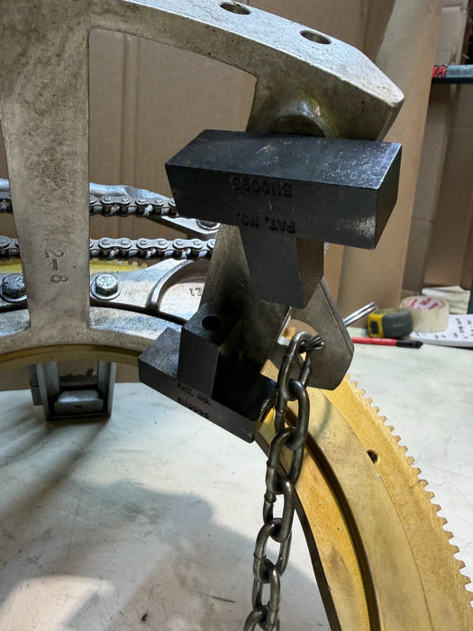 H&M Model #1 Aluminum Pipe Beveling Machine 3-8" Used w/ Torch Holder