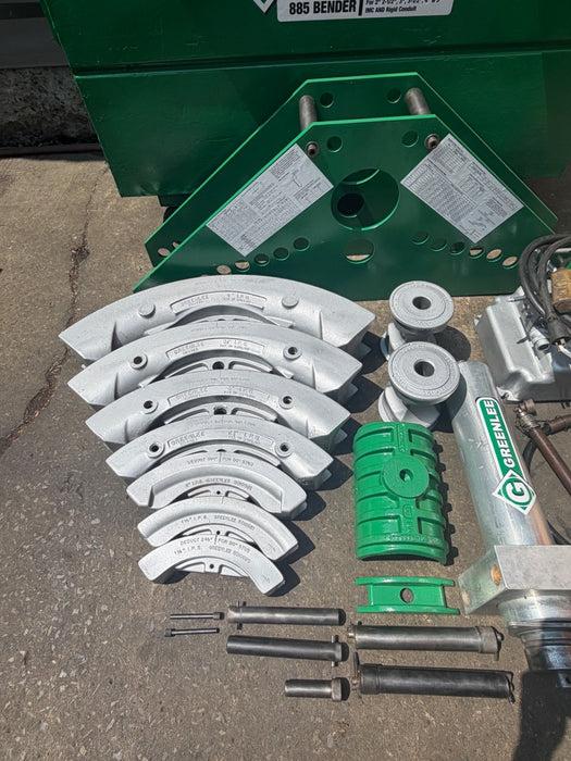 Greenlee 885 Hydraulic Pipe Bender 1-1/4”-5” Rigid GREAT SHAPE