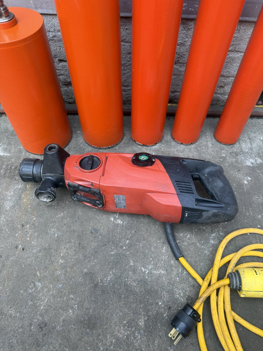 Hilti DD 150-U Dimond Core Concrete Drill Rig Bits  6" 5" 4" 3 1/2" 3"  NICE.