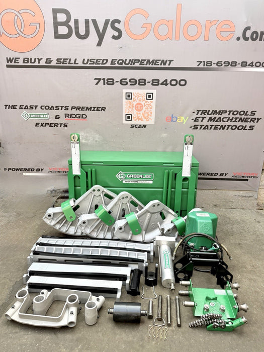 GREENLEE 881CT CAM TRACK Pipe Bender 2-1/2-4" EMT RIGID IMC, 980 Pump, Table WOW
