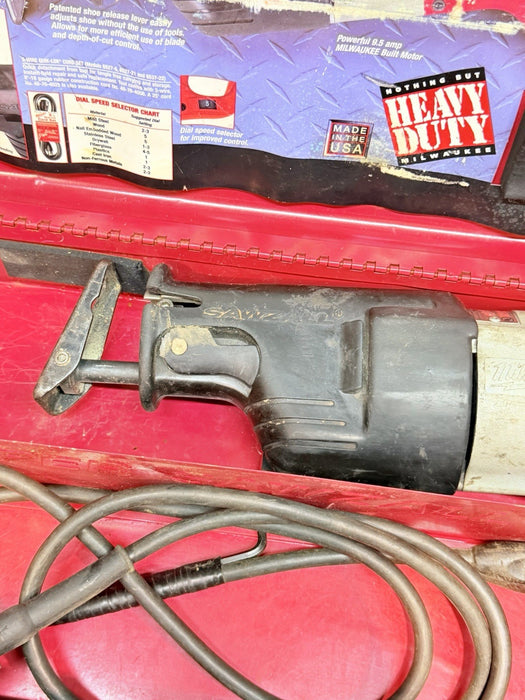 Milwaukee Super Sawzall 6527 Corded Electric Reciprocating Saw w/ Case # 1