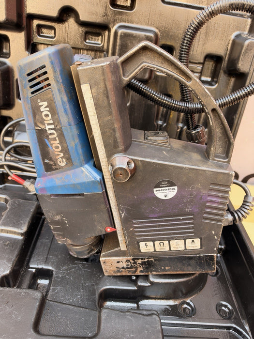 Evolution S28MAG Magnetic Drill Press, Electric Manual Control, 1/2 in Chuck
