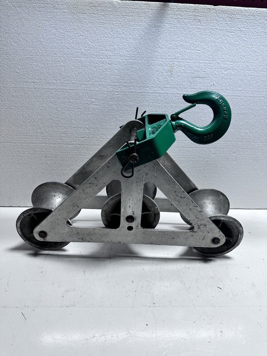GREENLEE 6036 TRIPLE SHEAVE GUIDE FOR CABLE PULLER TUGGER #2