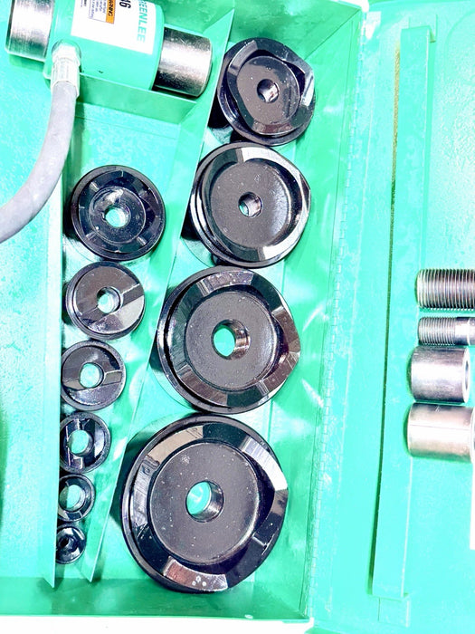 Greenlee 7310 Slug Buster KO  Knockout Punch Set 1/2"-4" + Current  Ram & Pump