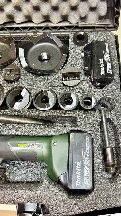 Greenlee LS100X Intelli-Punch 11-Ton Hydraulic Knockout Punch Set 1/2" - 4" #19