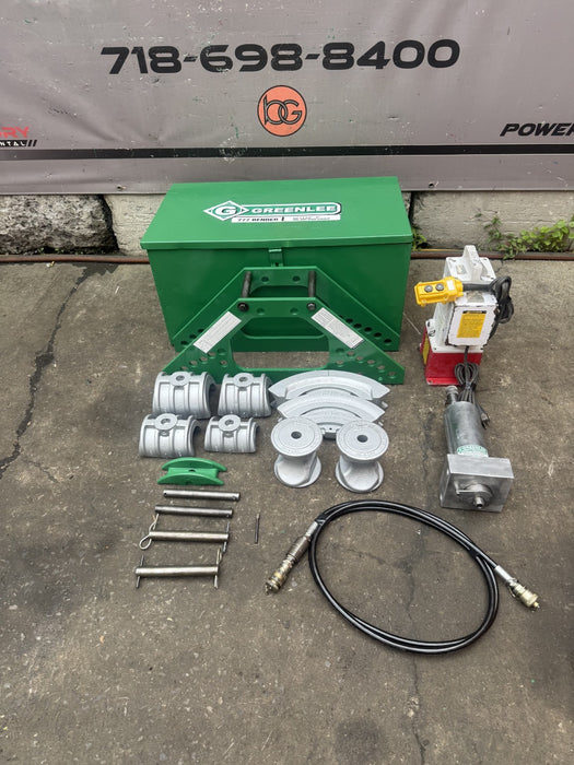 Greenlee 777  Hydraulic Conduit Pipe Bender  1-1/4" to 4" Rigid & SPX Pump.