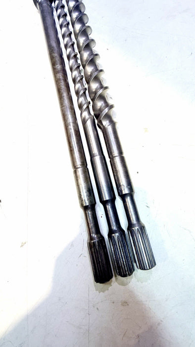 Spline Drive 3/4” 1-1/4” 1-3/4” Long 36” Concrete Rotary Hammer Drill Bits #3
