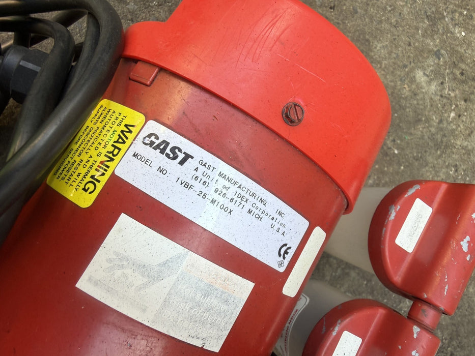 GAST  Vacuum Pump for Milwaukee Dewald Core Drill 1VBF-25-M100X.  Mint Condition