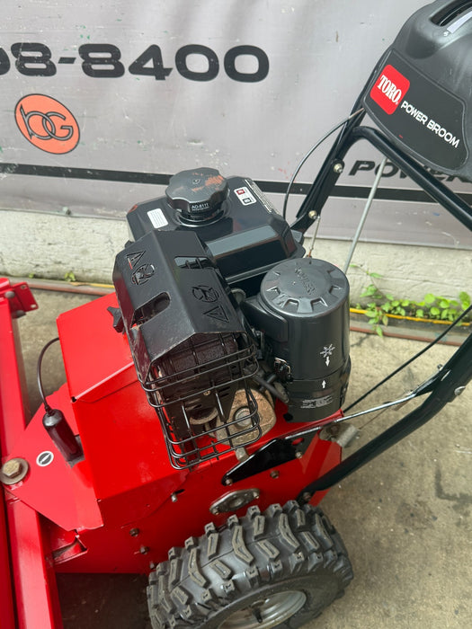 TORO 36" Walk-Behind Rotary Broom Kohler 208cc Power Steering Commercial #3