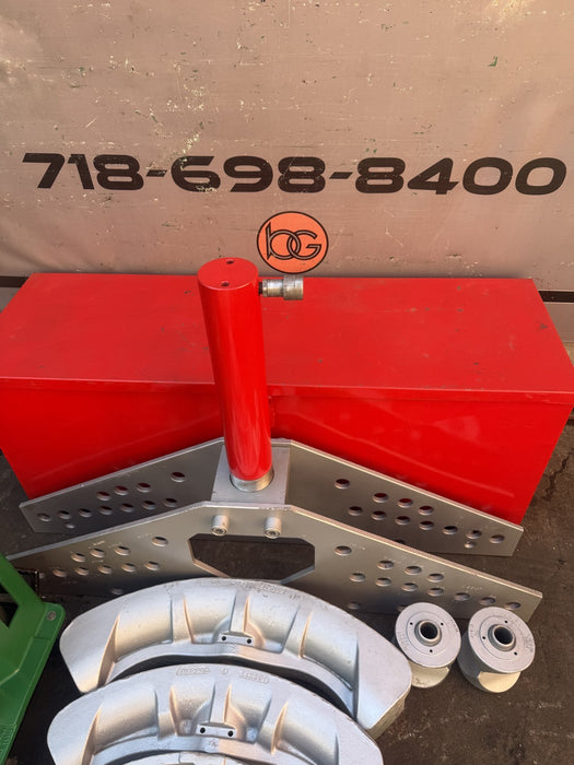 GB ENERPAC 1 1/4 to 4 inch Rigid Hydraulic Pipe Bender.  Greenlee Pump. Nice.
