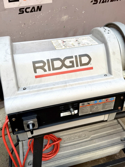 Ridgid 1224 Threader Pipe Threading Machine 1/2 to 4” 714 ,711 Dies Tested  MINT