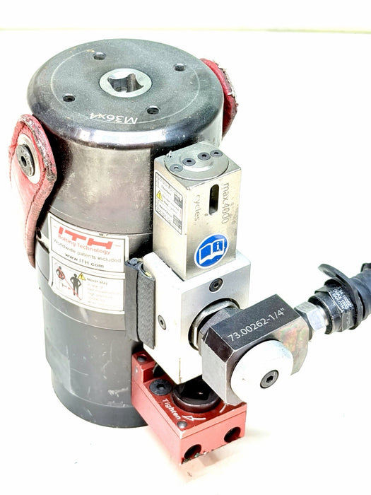 ITH 33.02595, M36 x 4, MS Multi-Stage Hydraulic Bolt Tensioning Cylinder 6 Cycle