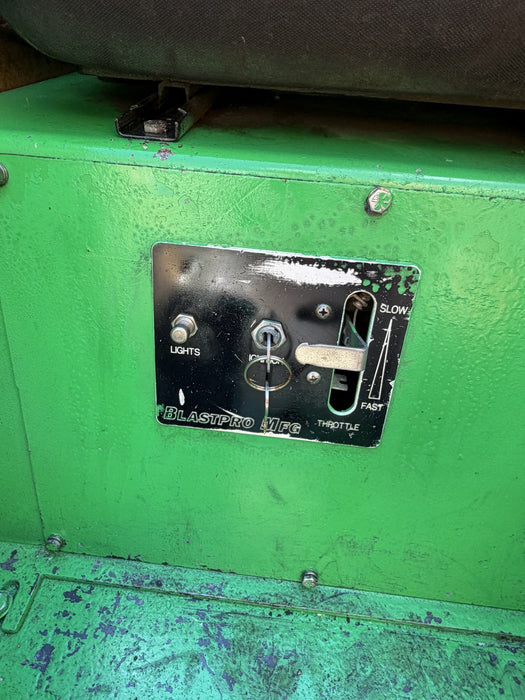 BlastPro BRB-2800 Propane Ride on Floor Scraper Video great condition