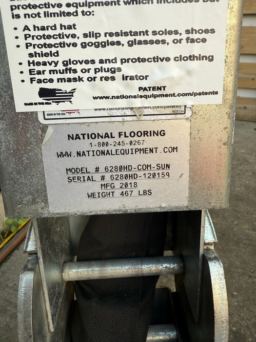 National Flooring Equipment Self-Propelled Floor Tile Scraper Model 6280HD 2018