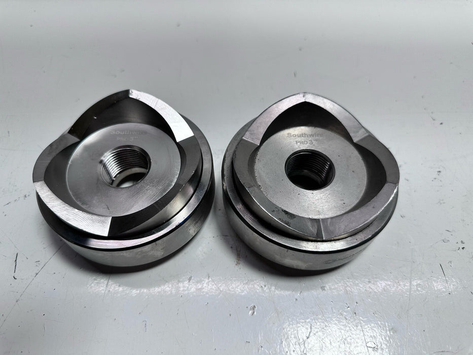 2 Maxis Southwire Knock Out Punch and Die Stainless Steel KO 3 inch SS