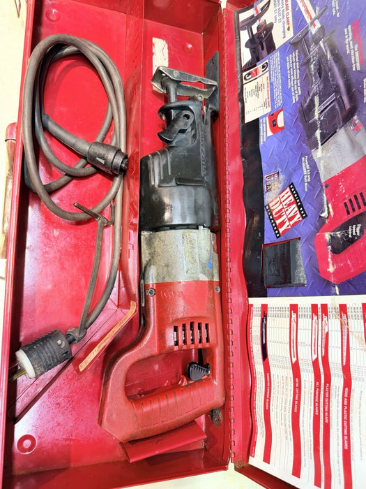 Milwaukee Super Sawzall 6527 Corded Electric Reciprocating Saw w/ Case #2