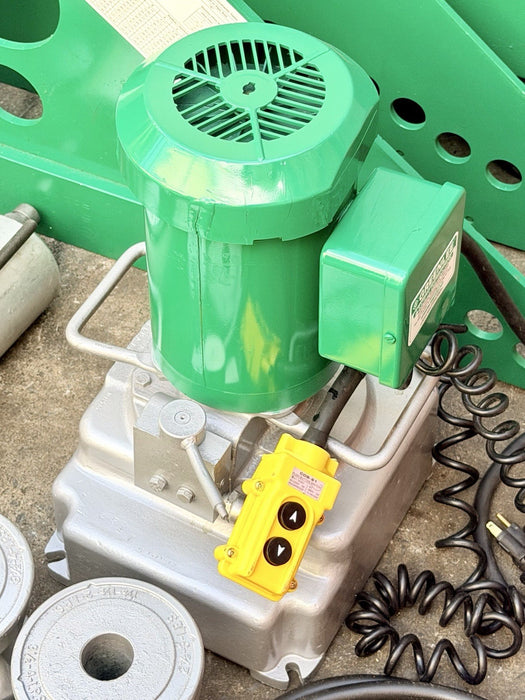 Greenlee 884 Hydraulic Bender 1-1/2 to 4" Rigid Pipe, Hyd. Pump, Warranty!