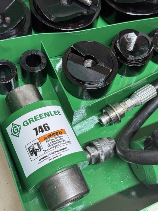 Greenlee 7310SB Slug Buster Knockout Punch Set 1/2 “- 4" Conduit Refurbished BG9