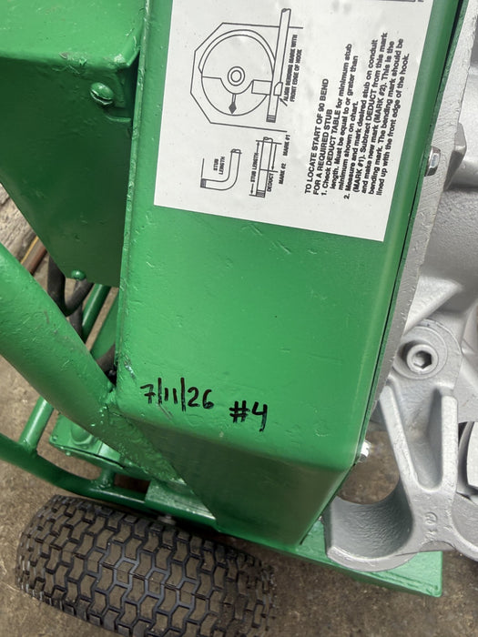 Greenlee 555 Conduit Pipe Bender 1/2"-2" RIGID & IMC. Works Great. 7/13/26 #4