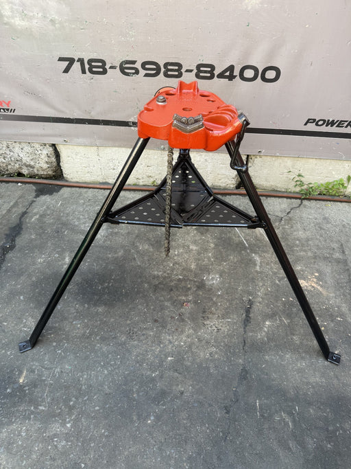 Ridgid 450 1/8 to 5 inch Tripod Pipe Vise for Ridgid Pipe Great Shape #1 8/7/26