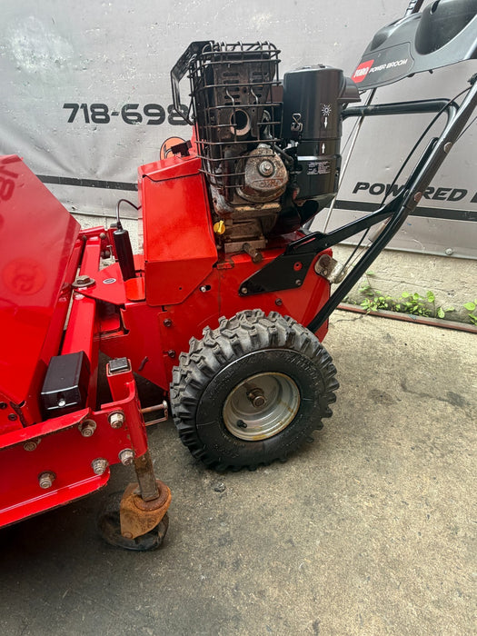 TORO 36" Walk-Behind Rotary Broom Kohler 208cc Power Steering Commercial #5
