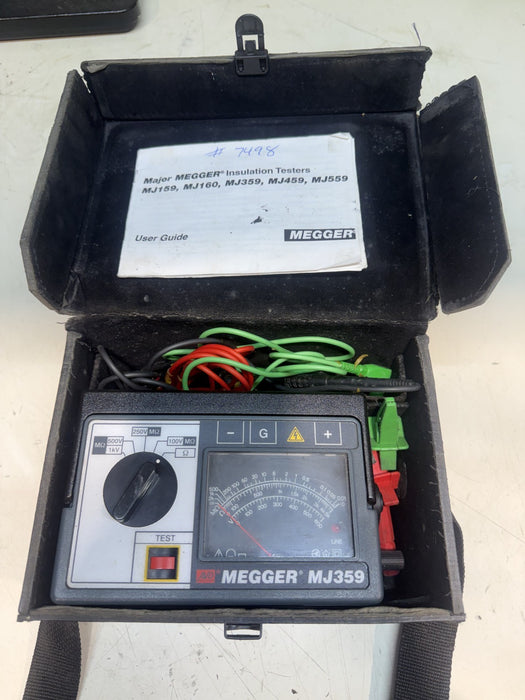 AVO Megger MJ359 Hand Crank Insulation & Continuity Tester.  Works Fine.
