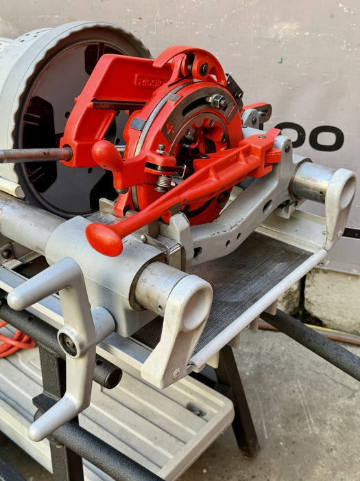 Ridgid 1224 Threader Pipe Threading Machine 1/2 to 4” 714 ,711 Dies Tested  MINT