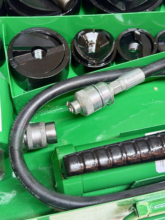 Greenlee 7310SB Slug Buster Knockout Punch Set 1/2 “- 4" Conduit Refurbished BG6