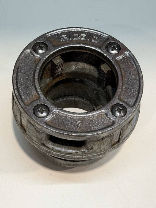 RIDGID 12-R HS-PLCT-NPT-2 (51882) 2" Threader Die Head HS Plastic, NPT