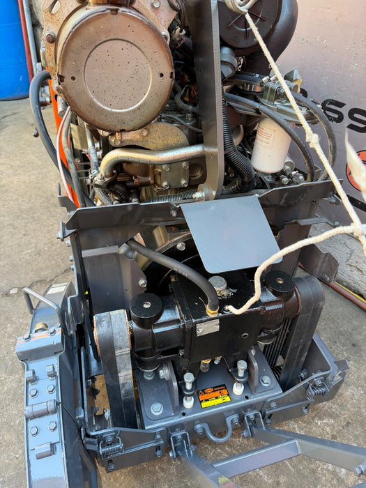 2016 Husqvarna FS-5000D Walk Behind Concrete Saw 26" Working Great VIDEO 421HRS