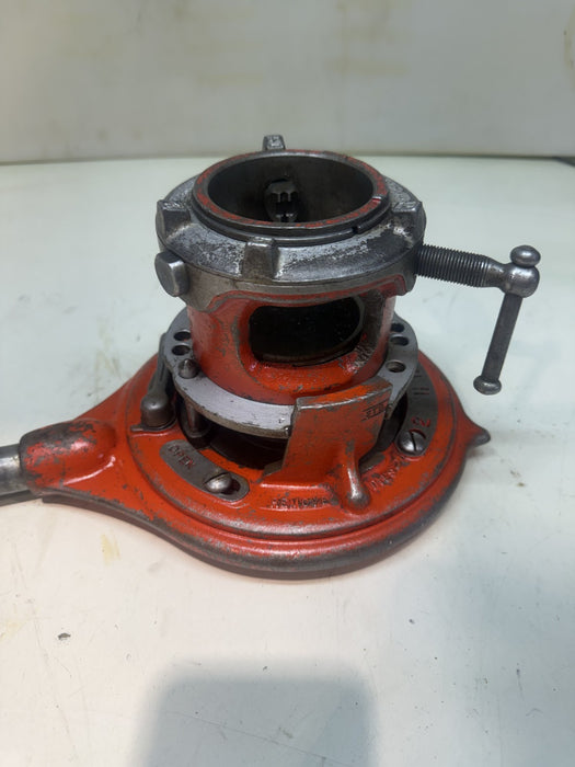 RIDGID Model 65-R  1 to 2" pipe threader treading die with handle made-in-USA #2