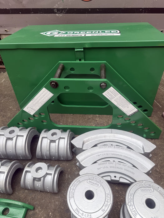 Greenlee 777  Hydraulic Conduit Pipe Bender  1-1/4" to 4" Rigid & SPX Pump.