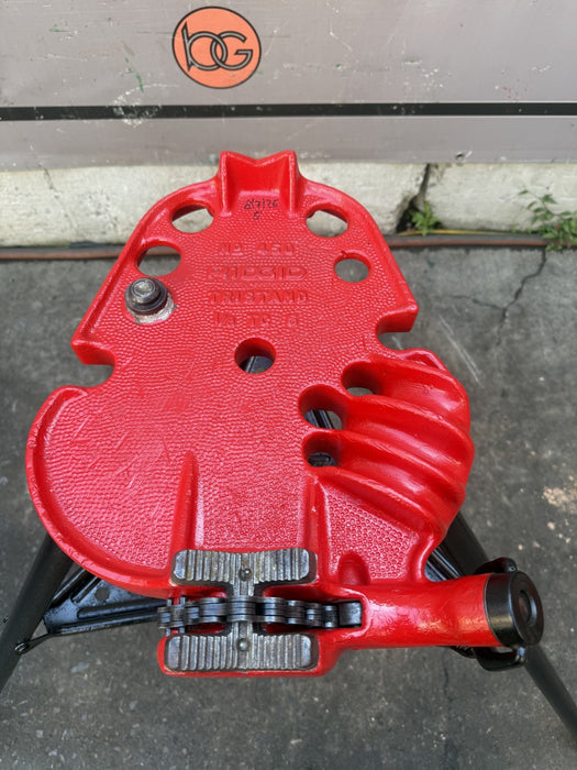 Ridgid 450 1/8 to 5 inch Tripod Pipe Vise for Ridgid Pipe Great Shape #5 8/7/26