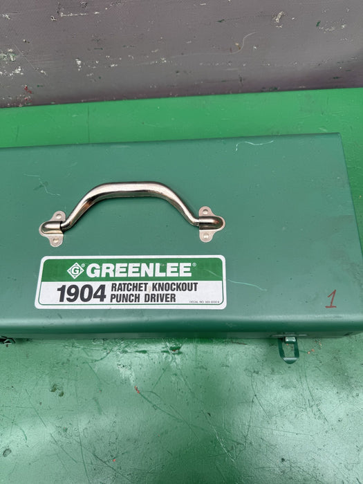 Greenlee 1904 Ratchet Knockout Punch Driver.  Brand New.  #1
