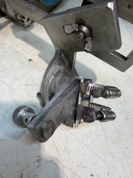 H & M Model #0 Aluminum Pipe Beveling Machine 2"-4" with torch holder