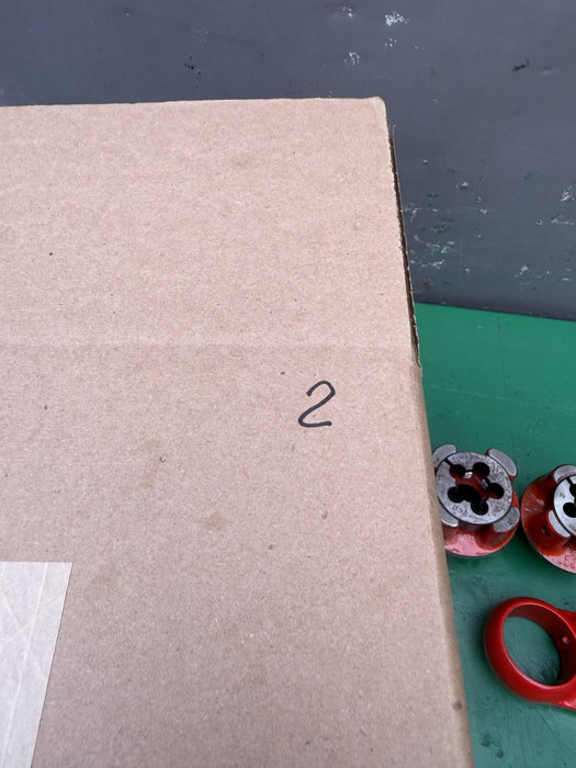 Ridgid 00-RB Bolt Threader Die Heads.  Great Set.  #2